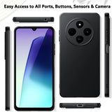 Flexible und sichere TPU Handyhülle für Xiaomi Redmi 14C in Schwarz