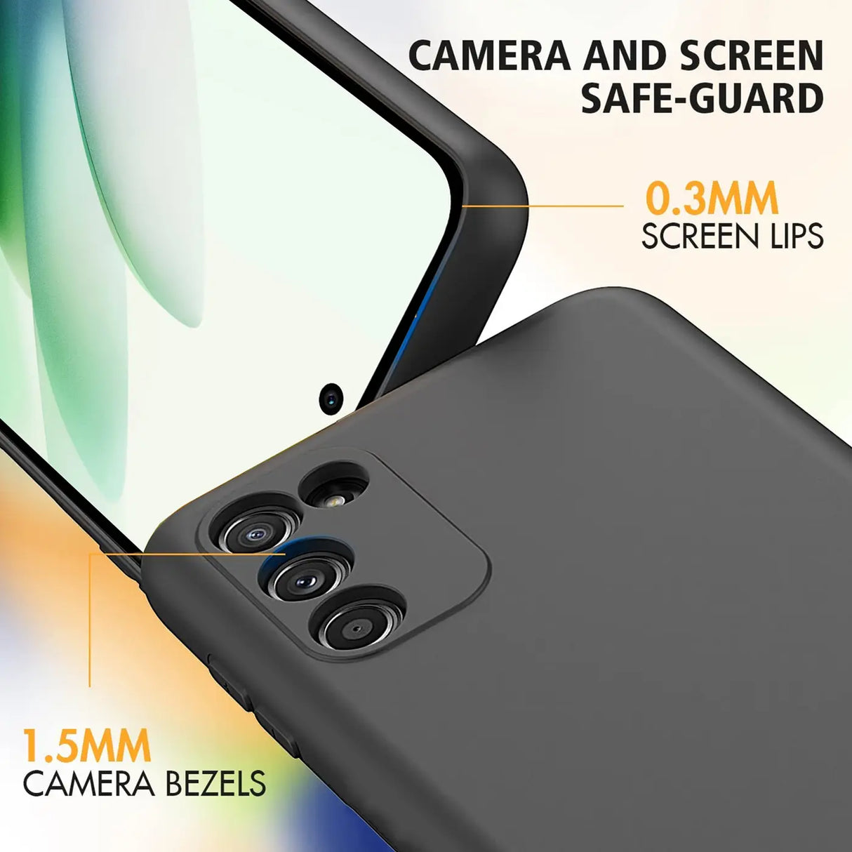 Flexible und sichere TPU Handyhülle für Xiaomi Redmi 15 4G/5G in Schwarz