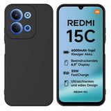 Flexible und sichere TPU Handyhülle für Xiaomi Redmi 15C in Schwarz