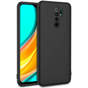 Flexible und sichere TPU Handyhülle für Xiaomi Redmi 9 in Schwarz