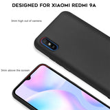 Flexible und sichere TPU Handyhülle für Xiaomi Redmi 9A in Schwarz