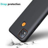 Flexible und sichere TPU Handyhülle für Xiaomi Redmi 9C in Schwarz