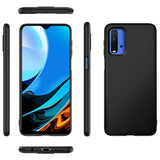 Flexible und sichere TPU Handyhülle für Xiaomi Redmi 9T in Schwarz