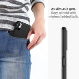 Flexible und sichere TPU Handyhülle für Xiaomi Redmi Note 10 5G in Schwarz