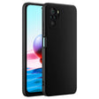 Flexible und sichere TPU Handyhülle für Xiaomi Redmi Note 10 / 10S in Schwarz
