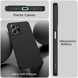 Flexible und sichere TPU Handyhülle für Xiaomi Redmi Note 12 4G in Schwarz