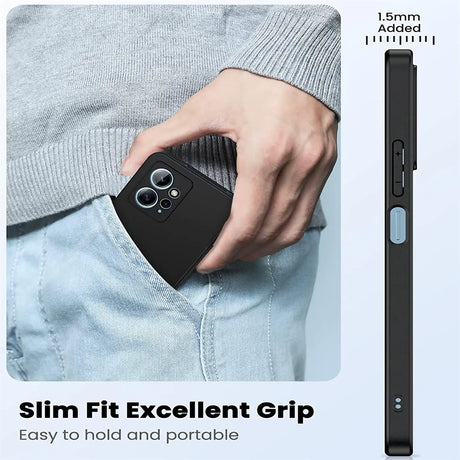 Flexible und sichere TPU Handyhülle für Xiaomi Redmi Note 12 4G in Schwarz