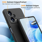 Flexible und sichere TPU Handyhülle für Xiaomi Redmi Note 12 Pro Plus 5G in Schwarz