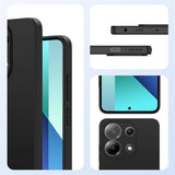 Flexible und sichere TPU Handyhülle für Xiaomi Redmi Note 13 4G in Schwarz