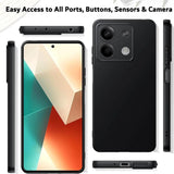 Flexible und sichere TPU Handyhülle für Xiaomi Redmi Note 13 5G in Schwarz