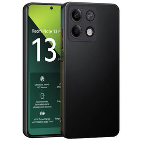 Flexible und sichere TPU Handyhülle für Xiaomi Redmi Note 13 Pro 5G in Schwarz