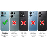 Flexible und sichere TPU Handyhülle für Xiaomi Redmi Note 13 Pro 5G in Schwarz