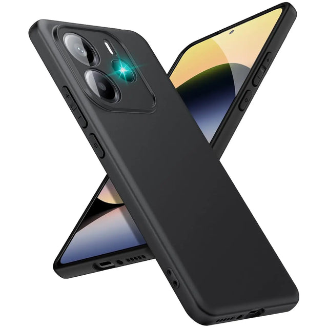 Flexible und sichere TPU Handyhülle für Xiaomi Redmi Note 14 (4G) in Schwarz