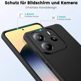 Flexible und sichere TPU Handyhülle für Xiaomi Redmi Note 14 (4G) in Schwarz
