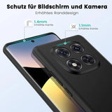 Flexible und sichere TPU Handyhülle für Xiaomi Redmi Note 14 Pro 5G in Schwarz