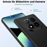 Flexible und sichere TPU Handyhülle für Xiaomi Redmi Note 14 Pro+ 5G in Schwarz