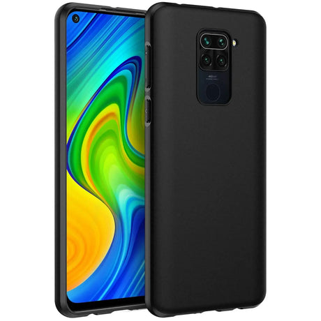 Flexible und sichere TPU Handyhülle für Xiaomi Redmi Note 9 in Schwarz
