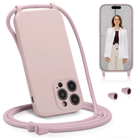 iPhone 11 Pro Max Handyhülle mit Umhängeband und stoßdämpfender Konstruktion