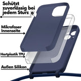 iPhone 12 Handyhülle mit Umhängeband und stoßdämpfender Konstruktion