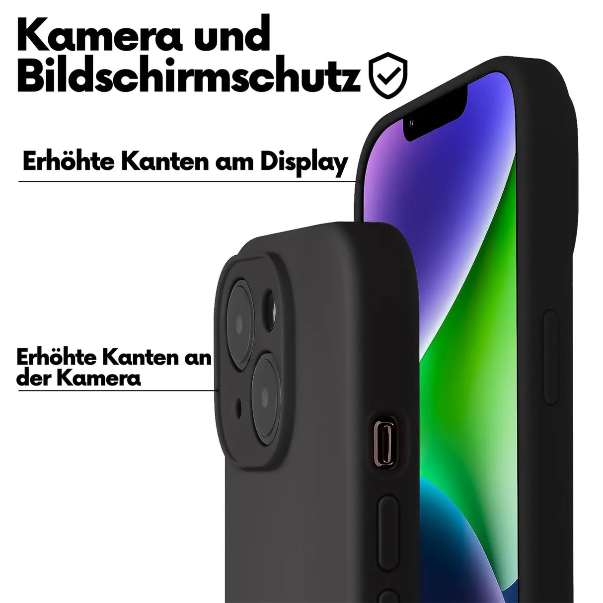 iPhone 12 Handyhülle mit Umhängeband und stoßdämpfender Konstruktion