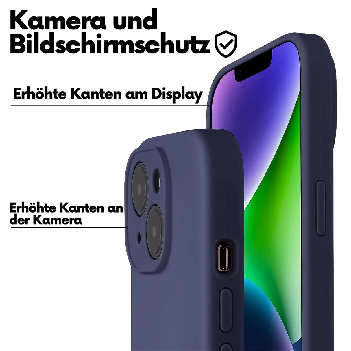 iPhone 16 Handyhülle mit Umhängeband und stoßdämpfender Konstruktion