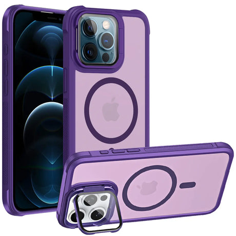 MagSafe Hülle mit multifunktionalem Schutzglas für iPhone 12 Pro – Schützt und dient als Stand