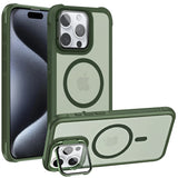 MagSafe Hülle mit multifunktionalem Schutzglas für iPhone 15 Pro – Schützt und dient als Stand