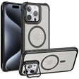 MagSafe Hülle mit multifunktionalem Schutzglas für iPhone 15 Pro Max – Schützt und dient als Stand
