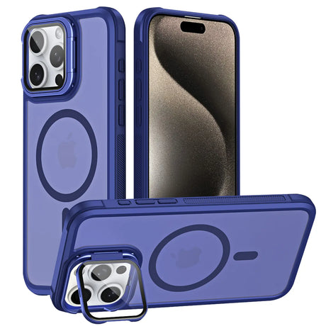 MagSafe Hülle mit multifunktionalem Schutzglas für iPhone 16 Pro – Schützt und dient als Stand