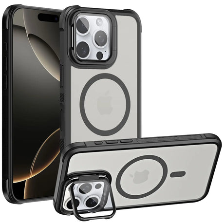 MagSafe Hülle mit multifunktionalem Schutzglas für iPhone 16 Pro – Schützt und dient als Stand
