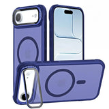 Lila MagSafe Hülle, transparent, mit integriertem Ständer, iPhone 14 Pro