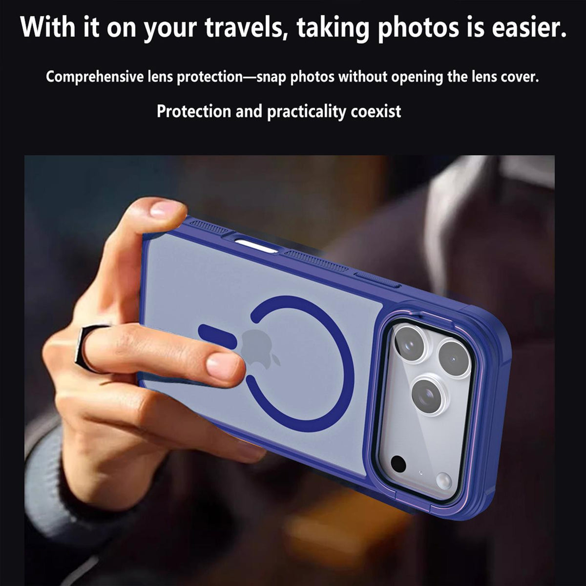 iPhone 18 Pro - MagSafe Hülle mit Kamera-Glas & Ständer