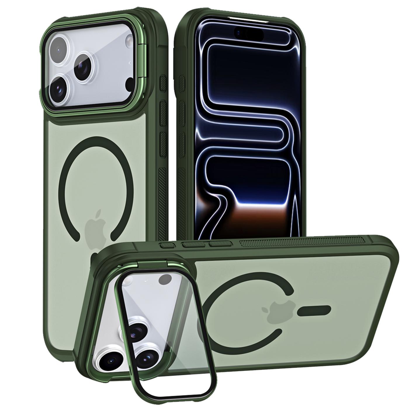 iPhone 18 Pro Max - MagSafe Hülle mit Kamera-Glas & Ständer