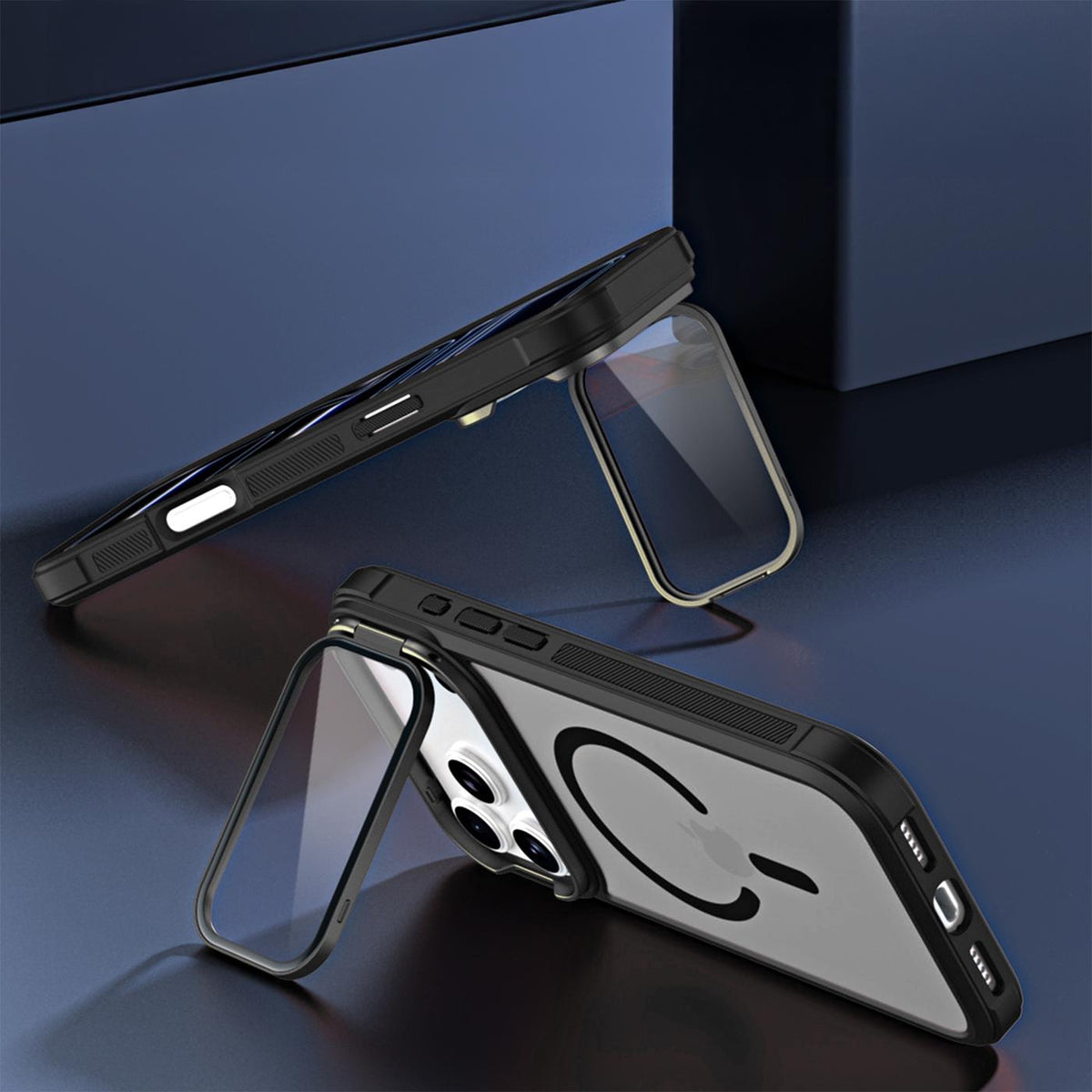 iPhone 18 Pro Max - MagSafe Hülle mit Kamera-Glas & Ständer