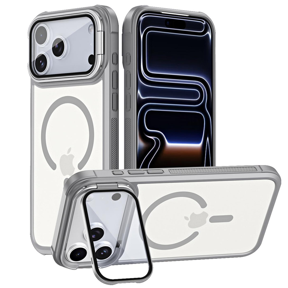 iPhone 18 Pro - MagSafe Hülle mit Kamera-Glas & Ständer