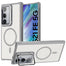 MagSafe Hülle mit multifunktionalem Schutzglas für Samsung Galaxy S21 FE – Schützt und dient als Stand