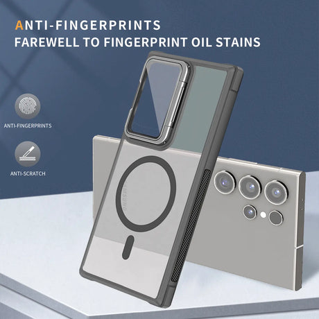 MagSafe Hülle mit multifunktionalem Schutzglas für Samsung Galaxy S23 – Schützt und dient als Stand