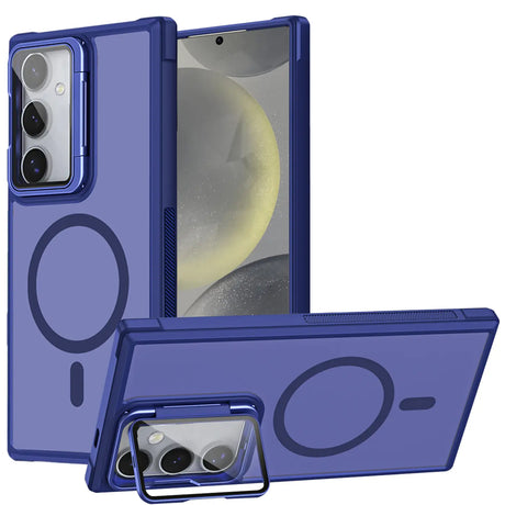 MagSafe Hülle mit multifunktionalem Schutzglas für Samsung Galaxy S24 – Schützt und dient als Stand