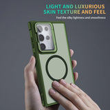 MagSafe Hülle mit multifunktionalem Schutzglas für Samsung Galaxy S25 – Schützt und dient als Stand