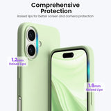 Stoßdämpfende und langlebige Silikon Handyhülle für iPhone 16 Plus