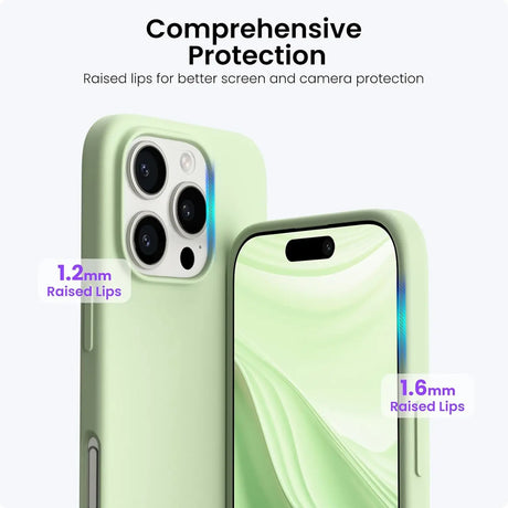 Stoßdämpfende und langlebige Silikon Handyhülle für iPhone 16 Pro