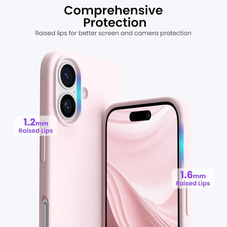 Stoßdämpfende und langlebige Silikon Handyhülle für iPhone 16