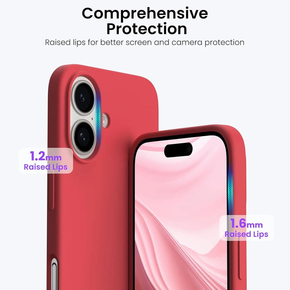 Stoßdämpfende und langlebige Silikon Handyhülle für iPhone 16