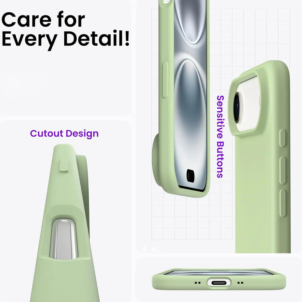 Stoßdämpfende und langlebige Silikon Handyhülle für iPhone 17 Air