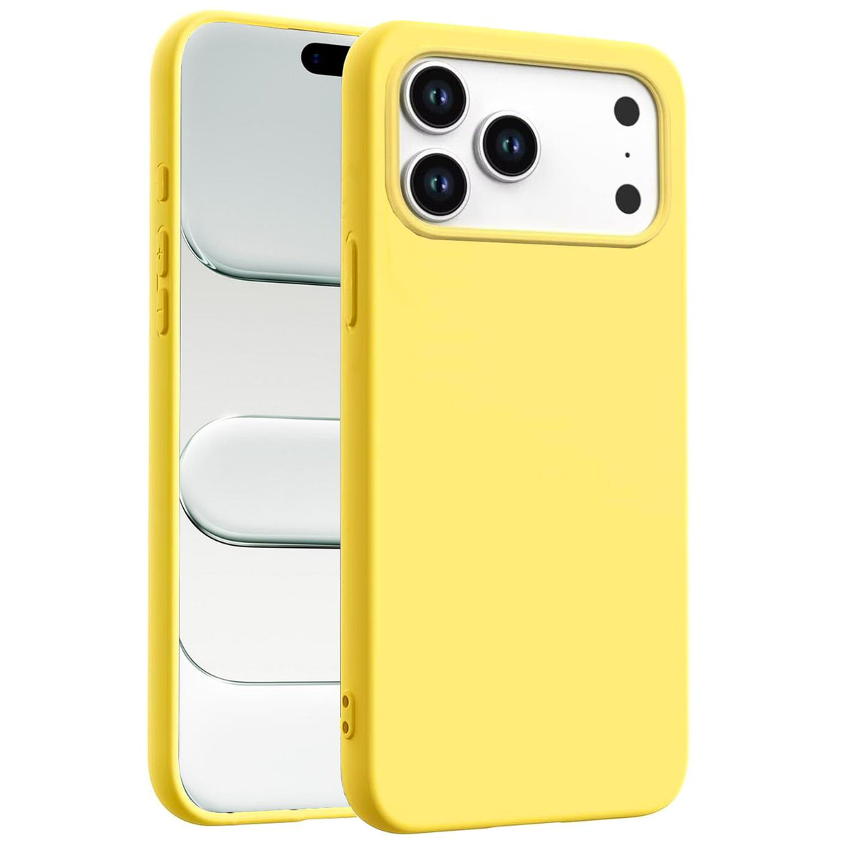 iPhone 18 Pro - Silikon Hülle Farbig Mikrofaser
