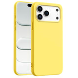 iPhone 18 Pro Max - Silikon Hülle Farbig Mikrofaser