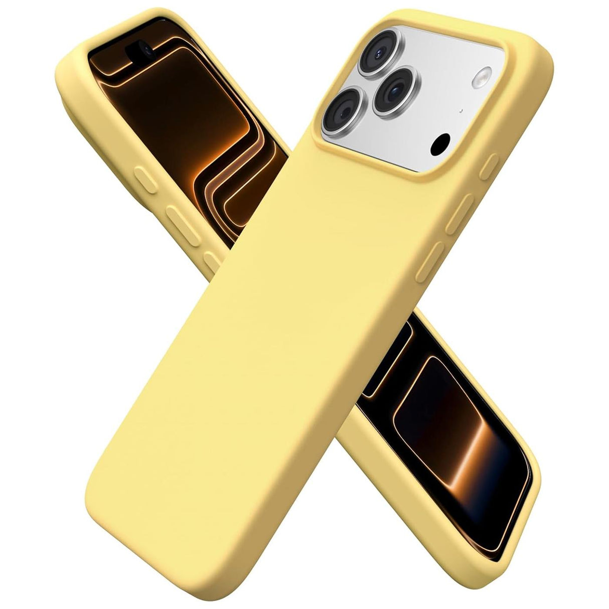 iPhone 18 Pro Max - Silikon Hülle Farbig Mikrofaser