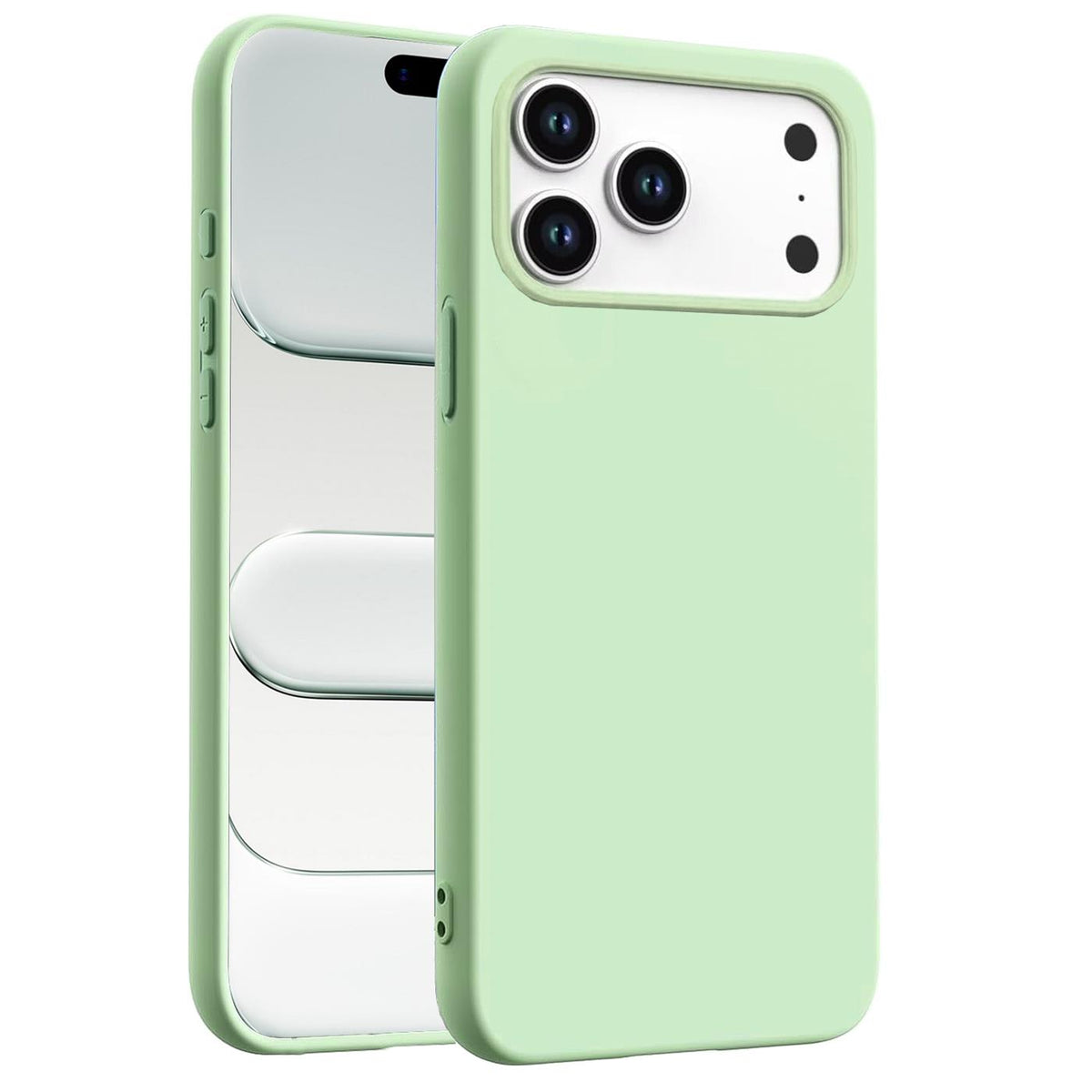 iPhone 18 Pro Max - Silikon Hülle Farbig Mikrofaser