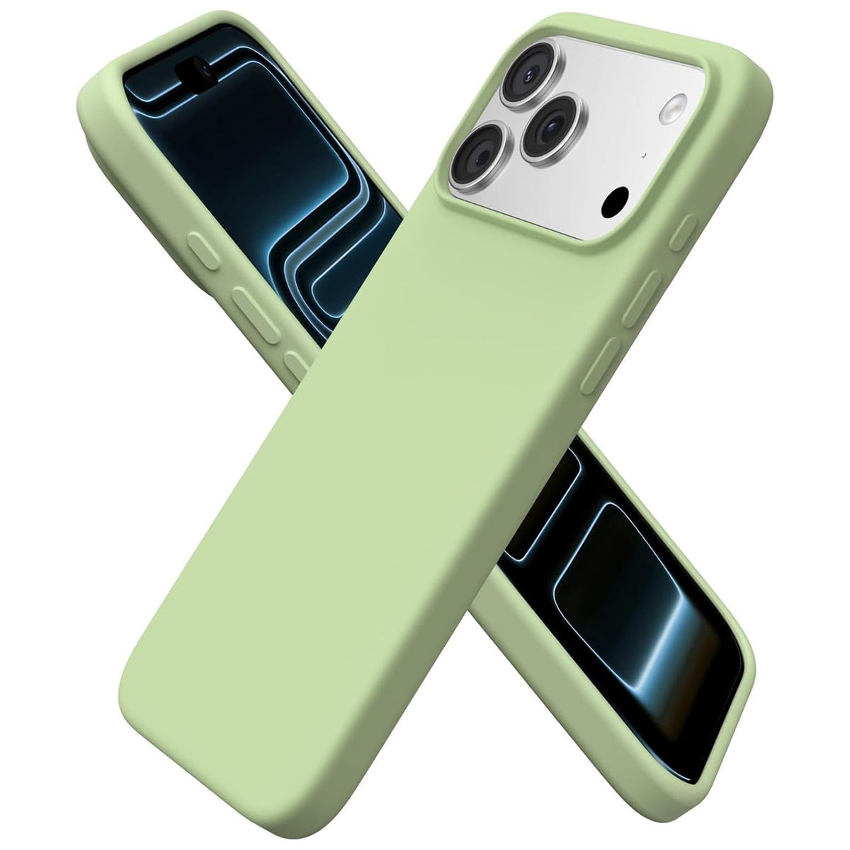 iPhone 18 Pro Max - Silikon Hülle Farbig Mikrofaser