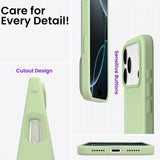 iPhone 18 Pro Max - Silikon Hülle Farbig Mikrofaser